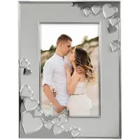Hama Cadre photo pour portrait Valentine, argenté, 10 x 15 cm