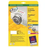 Avery Zweckform Étiquettes avec colle forte pour imprimante laser, 45,7 x 25,4 mm