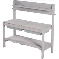 Roba Table Sable Et Eau Pour Enfants - - Fun Outdoor+ - Gris - Normes En71-1:2014+A1:2018