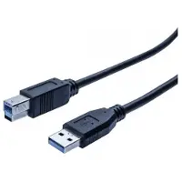Exertis Connect - Câble USB - USB type A (M) pour USB Type B (M) - USB 3.0 - 1 m - noir