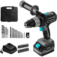 Cecotec Perceuse à percussion CecoRaptor Perfect ImpactDrill 4020, modèle sans balais (brushless), ultra-performant