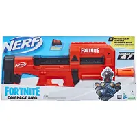 Nerf Blaster Nerf Elite motorisé Fortnite Compact SMG, Rouge