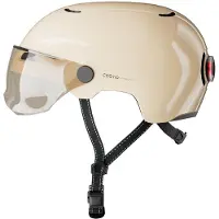 Cosmo Connected Casque vélo Fusion+ Sable brillant