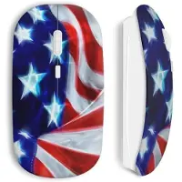 CAPACHEAP Souris sans Fil USA drapeau