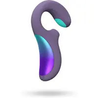 LELO Enigma Double Sonic Cyber Purple, vibrateur double sonique, 1 pc