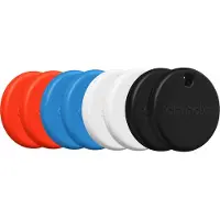 Chipolo Pop (Apple Find My, Google Find Hub), Traceur, Bleu, Rouge, Blanc, Noir
