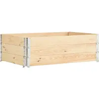 vidaXL Tête de lit noir 104x3x80,5 cm pin massif