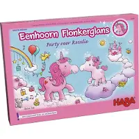 Haba Jeu de société Licorne Brillance Fête pour Rosalie Jeu éducatif