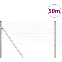 vidaXL Ground Fix Clôture en fil de fer soudé 50 x 0,6 m (L x H)