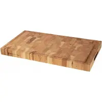 Knivesandtools End Grain Cutting Board P008-5430 planche à découper en chêne, 54 x 30 cm
