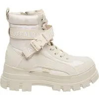 Buffalo Bottines à lacets 'Aspha' crème
