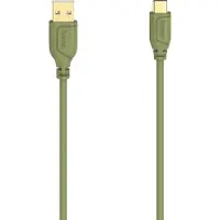 Hama Câble USB-C Flexi-Slim USB-A-USB-C Or Vert 0,75 m