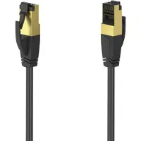 Hama Câble réseau CAT-8, 40 Gbit/s, blindé S/FTP, ss halogène, 0,50 m