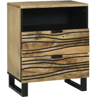 vidaXL Cabinet de chevet avec tiroir Marron 50 x 33 x 60 cm