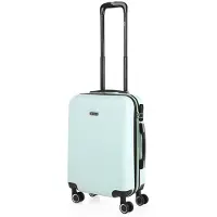 Itaca unisex. 71150-11 Valise de voyage rigide 71150 Turquoise -55x38x20cm (OSFA), Casuel, ABS/Polycarbonate