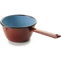 Ibili Casserole en émail 16cm - conique/brun