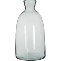 Mica Decorations Vase bouteille Florine de Mica Decorations - H44 x Ø22 cm - Verre recyclé - Transparent