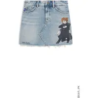 HUGO Gadele 10276973 Skirt Bleu L Femme
