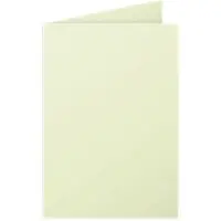 Pollen Clairefontaine Pollen C6 - Vert bourgeon - 110 x 155 mm - 210 g/m² - 25 feuille(s) cartes à demi-pli prépliées