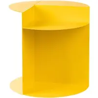 Beliani Table D'appoint Taggart Métal Jaune