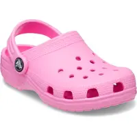 Crocs Chaussures ouvertes 'Classic' rose / noir / blanc