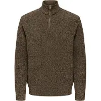 Only & Sons Pull-over 'ONSJoin' marron chiné