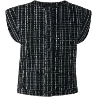 Mexx Cardigan noir / blanc