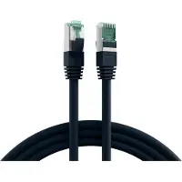 EFB Elektronik MK6001.20B RJ45 Patchkabel S/FTP, Cat.6A, LSZH, 20m, schwarz