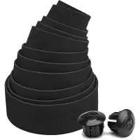 Cinelli Wave End Plugs Handlebar Tape Noir