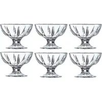 Arcoroc Seychelles Coupe à glace cl, Saladier + bol, Blanc