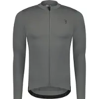 Bbb Hommes, Maillot de cyclisme, Essence LS (3XL, L, M, S, XL, XXL), Gris, XXL, 3XL, S, M, XL, L