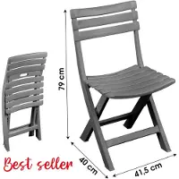 Pro Garden Briki Foldable Garden Chair Gris