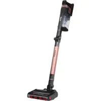 Shark Aspirateur balai 2 en 1 Stratos, sans fil et sans sac, noir et pêche.