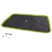 Exit Trampoline Afdekhoes Groundlevel Zwart - 214 x 305cm
