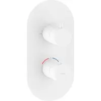 Ravak espirit - thermostatische inbouwkraan, voor 2 functies, mat wit