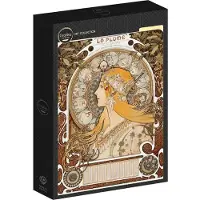 Grafika Puzzle Alphonse Mucha - La Plume, 1896-97 - 1000 pièces