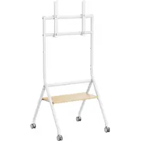 Ewent EW1582, 94 cm (37"), 2.18 m (86"), 200 x 200 mm, 600 x 400 mm, Mélamine, Plastique, Acier, Blanc, Bois