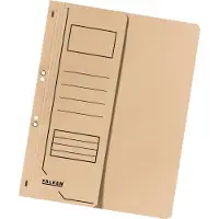 Falken 50 Chemises à oeillets en carton chamois DIN A4 (A4, 50x)