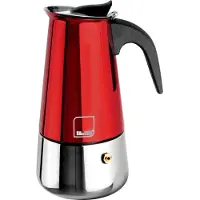 Ibili Moca Red Kaffeemaschine 10 Tassen Rot One Size