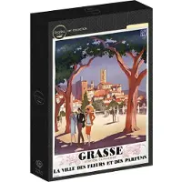 Grafika Puzzle Roger Broders - Grasse, la Ville des Fleurs et des Pafums, 1927 - 500 à 999 pièces