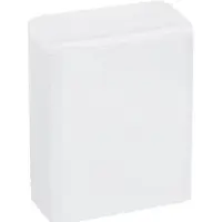 Mediclinics Récipient sanitaire en tôle d'acier blanc 6 L avec couvercle Récipient hygiénique, Poubelle, Blanc