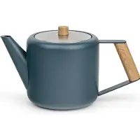Bredemeijer - Theepot Duet Design Boston 1,1L Blauw- Dubbelwandig (111030) (1.10 l)