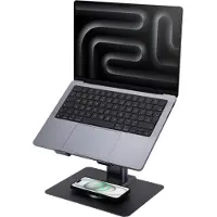BlueBuilt Support Réglable pour PC Portables avec Chargeur Sans Fil 10 - 17 Pouces