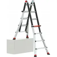 Altrex 503734 Varitrex Tele PRO+ Échelle Télescopique Pliante - Hauteur De Travail Max. 4,9m - 4x4 Échelons