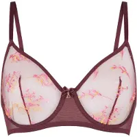Lingadore Soutien-gorge olive / magenta / bordeaux
