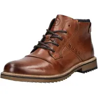 Bugatti Bottes à lacets cognac