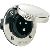 Ratio Electric Stainless Steel On Board Plug 16a 250v Argenté
