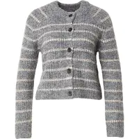 Vero Moda Cardigan 'VMAwesome' beige / gris foncé