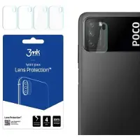3MK Lot de 4 protections d'objectif 3MK Xiaomi POCO M3 - transparent - TU