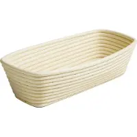 Ibili Moule à Pain Rectangulaire Banneton 29x15 Cm